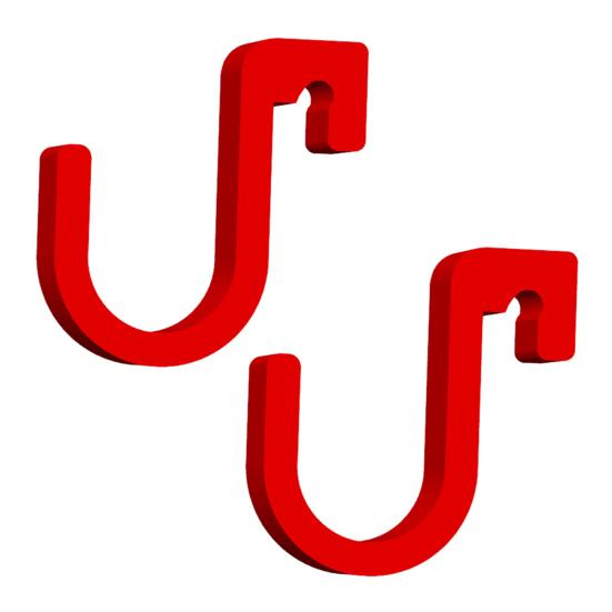 Car Umbrella Hook Universal Trunk Umbrella Organizer No-drill Stable Installation Umbrella Holder for Any Cars Auto Internal Use