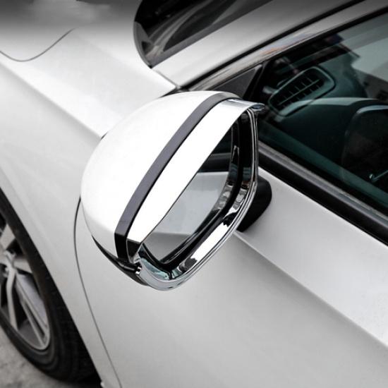 Для Honda Civic Хромированная накладка-козырек от дождя на зеркало заднего вида
