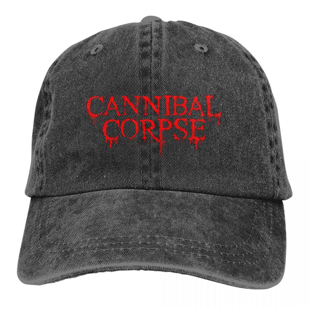 Бейсбольные кепки Cannibal Corpse Death Metal Band для женщин унисекс, потертая джинсовая шляпа Snapback, всесезонная неструктурированная мягкая шляпа, кепка