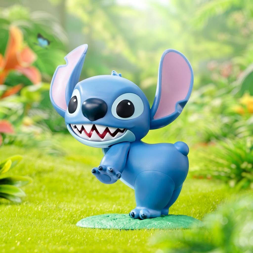 52TOYS STITCH Серия «Рядом с тобой», Заводные фигурки, Шарнирный сюрприз-бокс, Заводные игрушки, Фигурки для обмена, Коллекционные фигурки, Раскрашенный гашапон