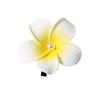 Frangipani Flower Hair Clip Plastic Girls Duckbill Clip Sweet Gradient Flower Hairpins  Streetwear
