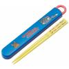 Children's Antibacterial Slide and Chopstick Case Set with Tom & Jerry Art, Boys, Made In Japan (ABS2AMAG-A)