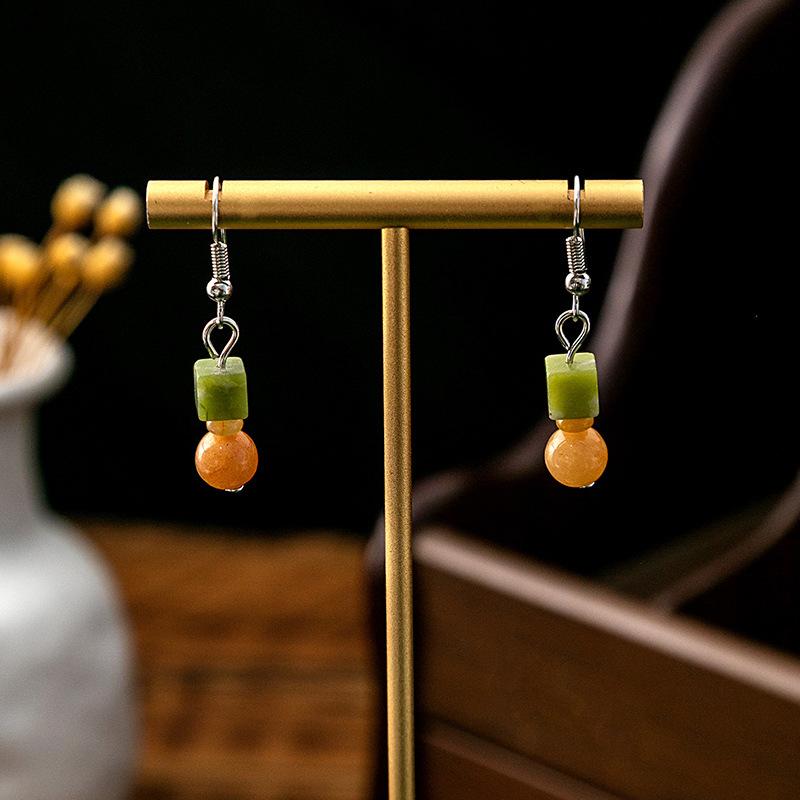 BLINGBAY женские новые серьги с искусственным жемчугом в китайском стиле, серьги с кисточками в форме бабочки в китайском стиле, простые аксессуары Hanfu, ретро-ювелирные изделия