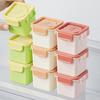 3 шт. Контейнер для кубиков льда с герметичной крышкой, мини-квадратный лоток для льда для хранения без запаха, многоцелевой, пищевой полипропилен, аппарат для изготовления льда, кухонный аксессуар