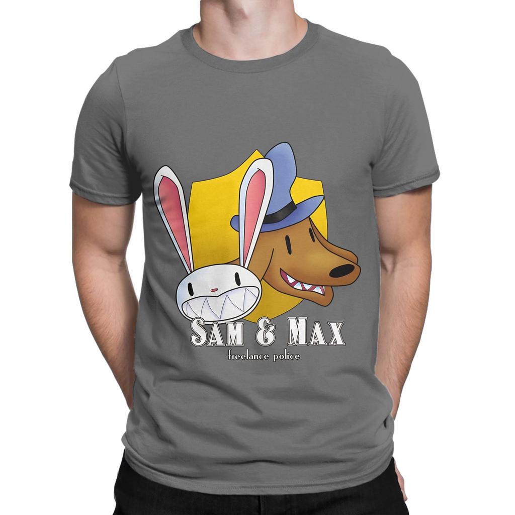 Sam And Max Hit The Road Freelance Funny Graphic 100 Cotton Tshirt Sam And Max Hit The Road Tops Tees For Unisex