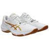 Asics Кроссовки для бадминтона Court Control FF 4 Удобная посадка Поддержка отскока Унисекс Белый Оранжевый 1071A125-100