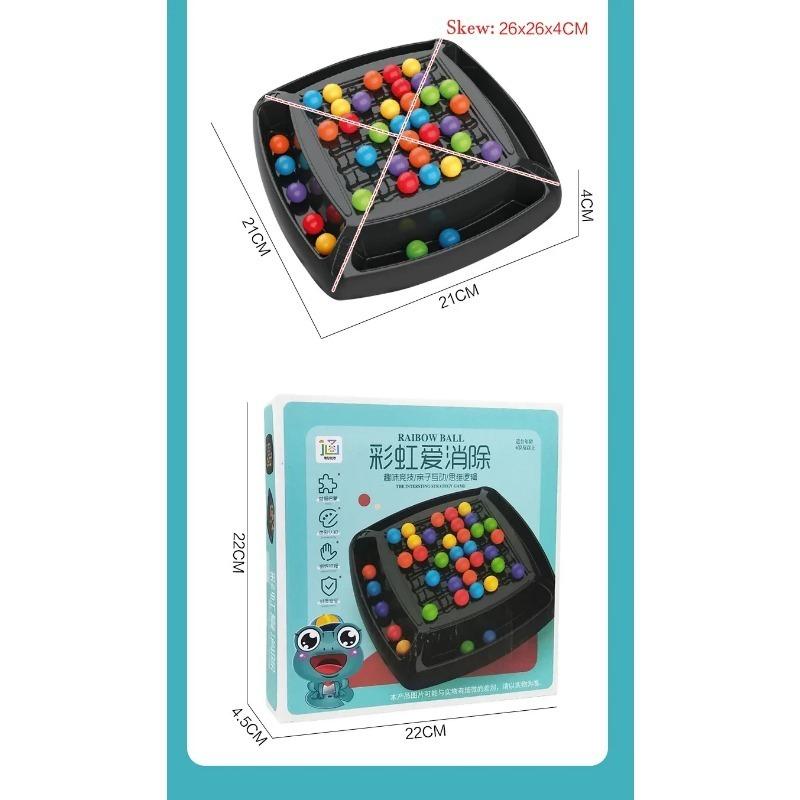 Rainbow Ball Gobble Elimination Board, интеллектуальная шахматная доска, веселая настольная стратегическая игра, семейная игра для вечеринок для детей и взрослых