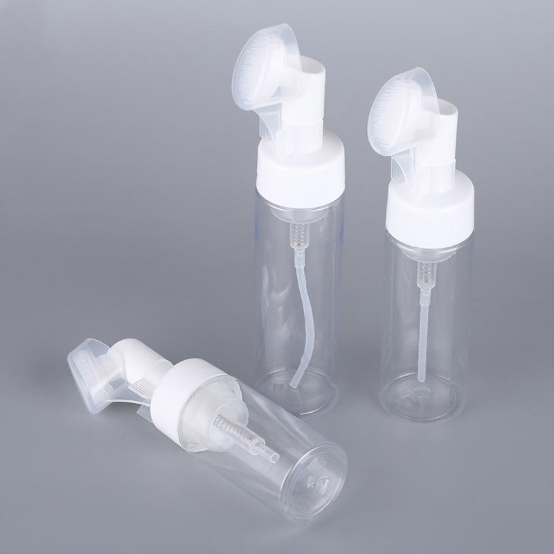 Силиконовая щетка Бутылка для пены Пузырьковая бутылка Очищающий мусс Пузырьковая бутылка Бутылка для мытья Бутылка для мытья Массажная головка щетки Прозрачная бутылка