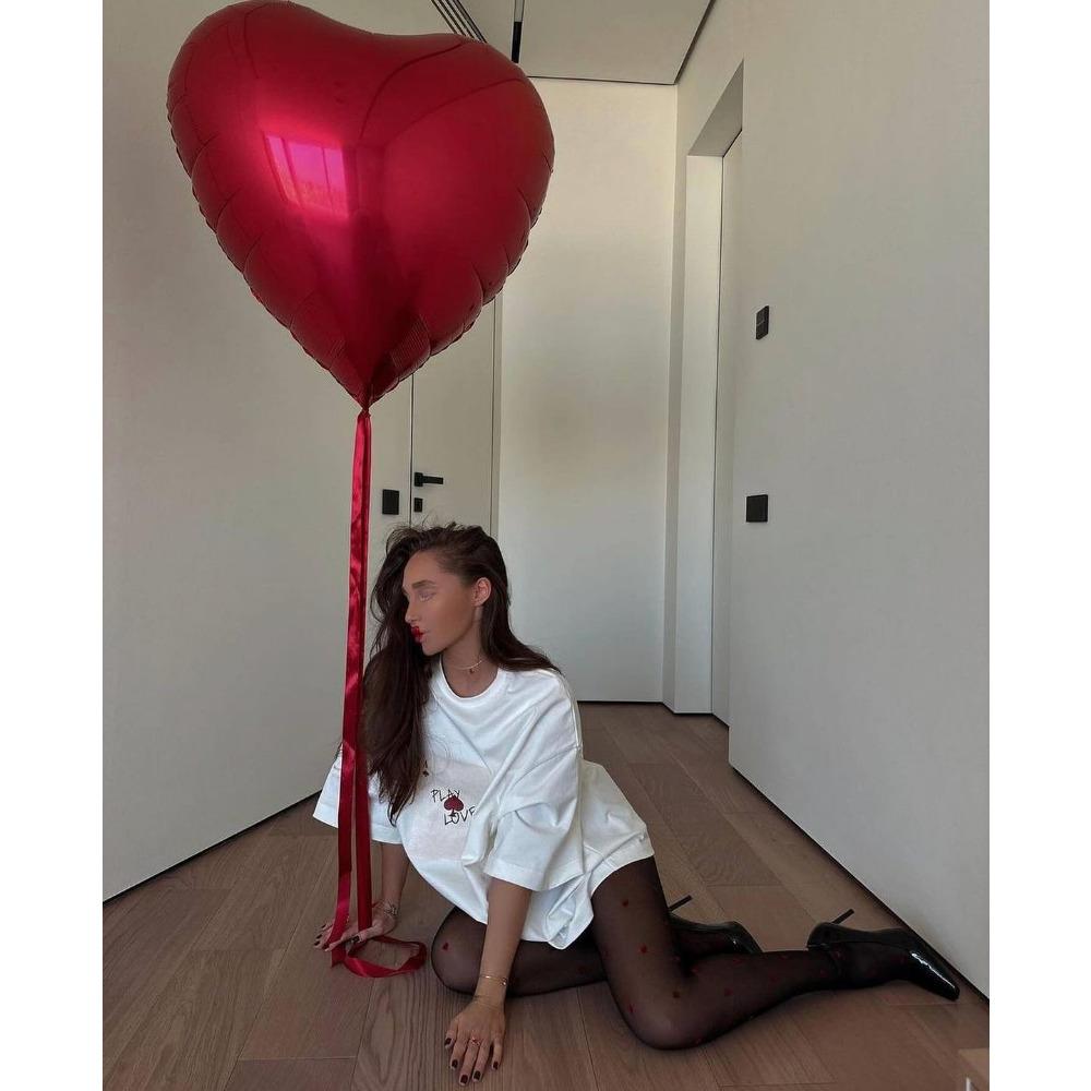 Футболка Hirsionsan с надписью «play Love» женская летняя хлопковая мягкая футболка с коротким рукавом женская свободная готическая футболка Higt Street