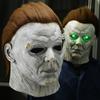 New Horror Michael Myers LED Halloween Kills Mask Cosplay Scary Killer Full Face Latex Helmet Halloween Party Costume Prop