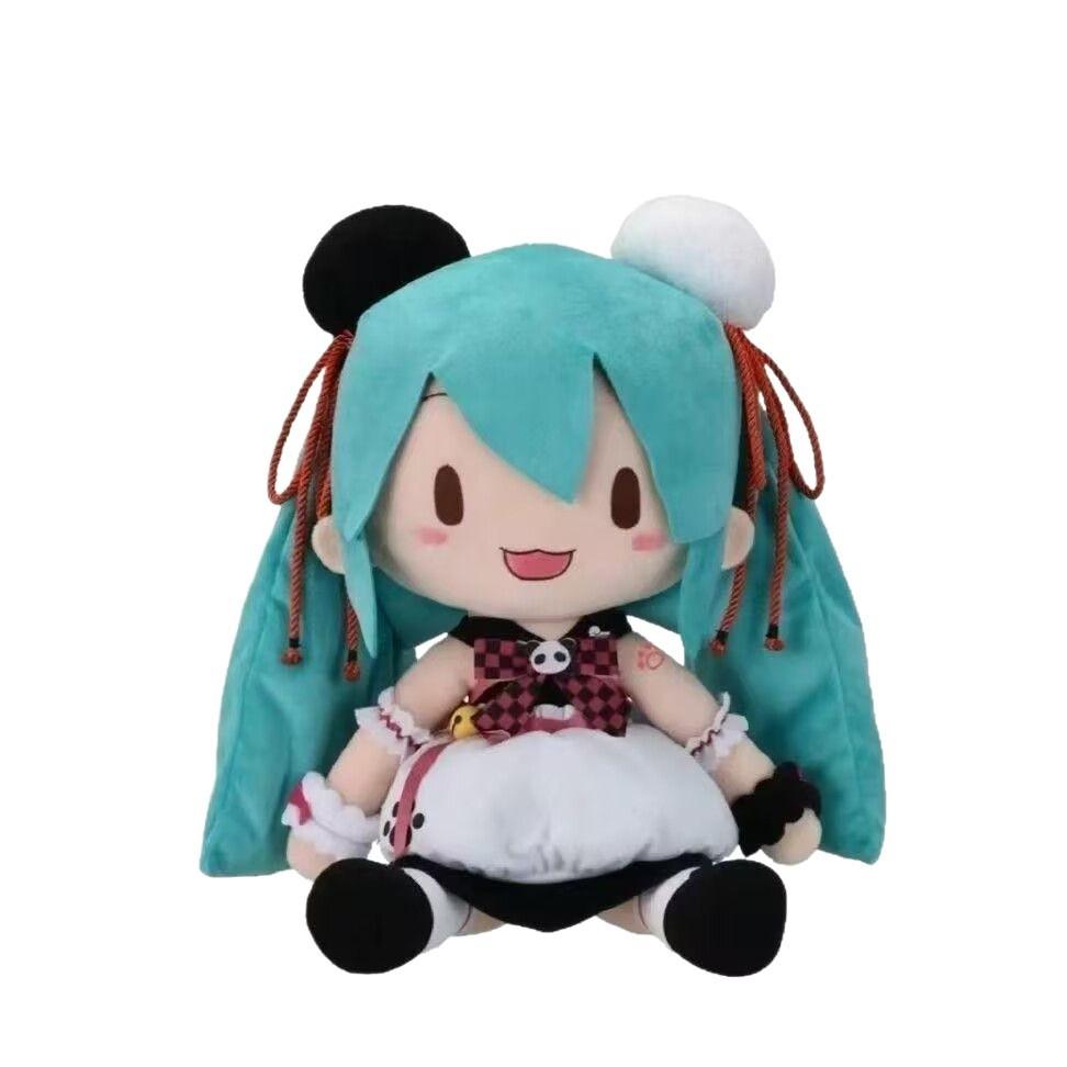 Cartoon 20-30cm Hatsune Miku Plush Doll Toy Anime Peripheral Stuffed Toy Collection Model Ornament Toys Christmas Gifts