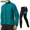 Cycling Sets WOSAWE MTB Bike Riding Jacket Gel Padded Long Pants