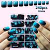 240 штук накладных ногтей, однотонные градиентные накладки для ногтей и высококачественные накладки для нейл-арта для ношения