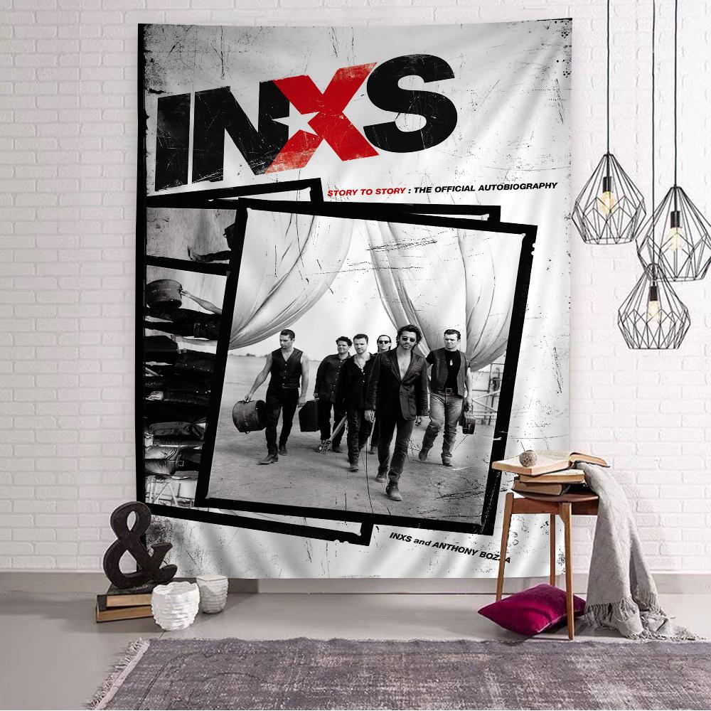 Большой настенный гобелен с принтом певца INXS, подвесной, Таро, Хиппи, настенные ковры, искусство для общежития, декор для дома