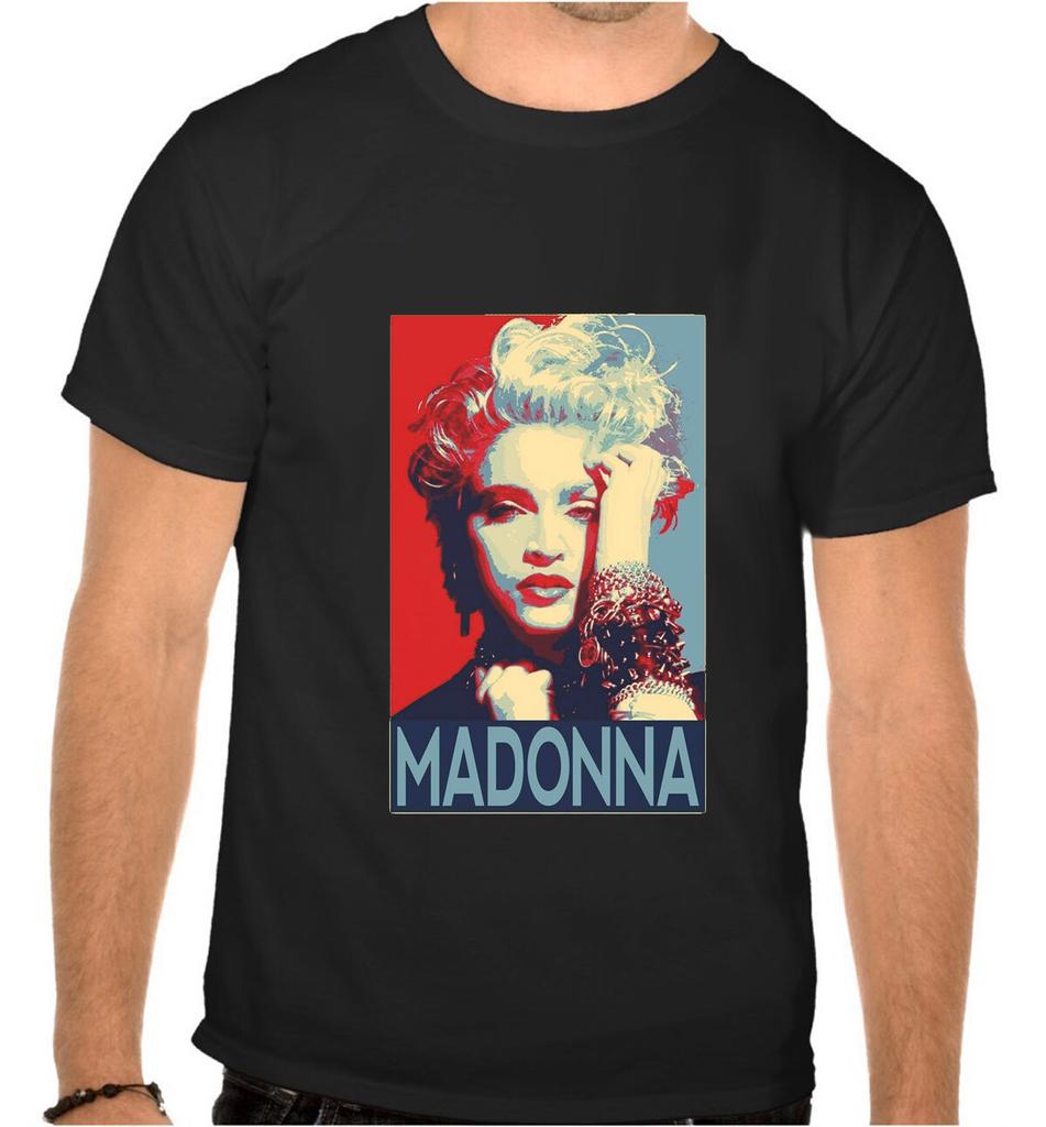 Madonna Pop Music BLACK T-shirt 1061