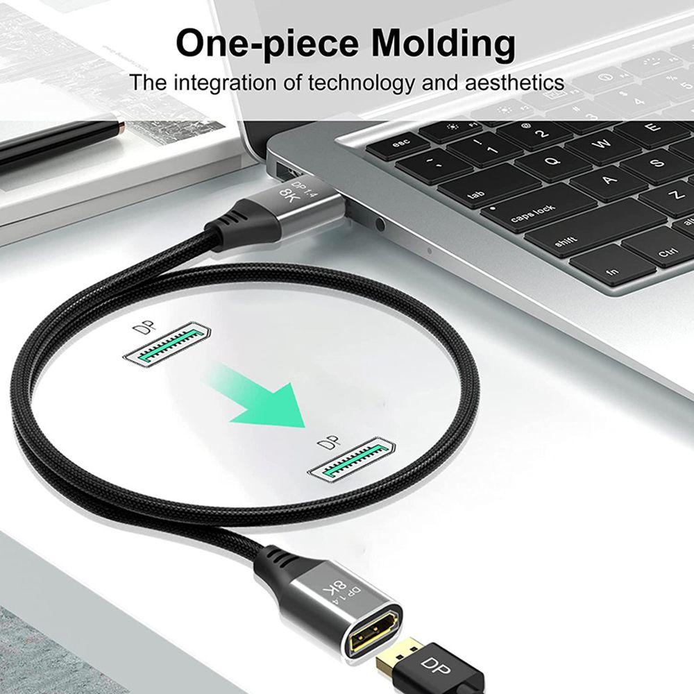 Ноутбук между мужчинами и женщинами, удлинительная линия HDTV, кабель DP, DisplayPort 1,4, 8K, 60 Гц
