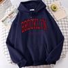 Brooklyn New York Print Man Hoodie Fashion Clothes Comfortable Simplicity Streetwear Oversized Graphics Hoodies For Men