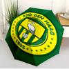 ADO Den Haag Print Automatic Open Close Umbrella, Portable Foldable Umbrella, for Outdoor Commute Camping Trip, Ideal Birthday Gift