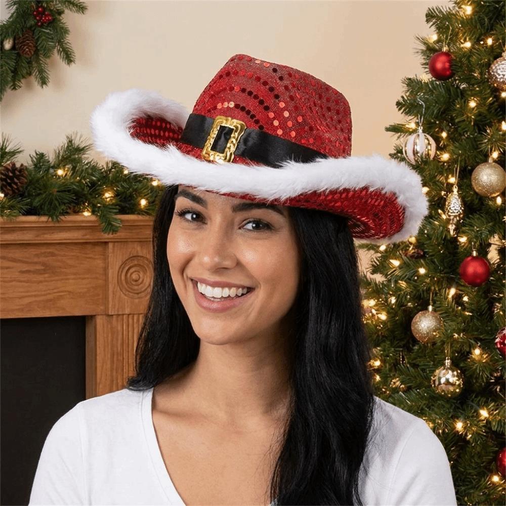 Plush Bucket Hat Large Santa Claus Hat Simple Fisherman Hat Women