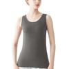 Gunze Fire Acedron Tank Medium Prevents Sweat from Chilling In Warm Charcoal Gray Top, Thick, Fleece-Lined, Winter, Moisture-Wicking, Heat-Generating,