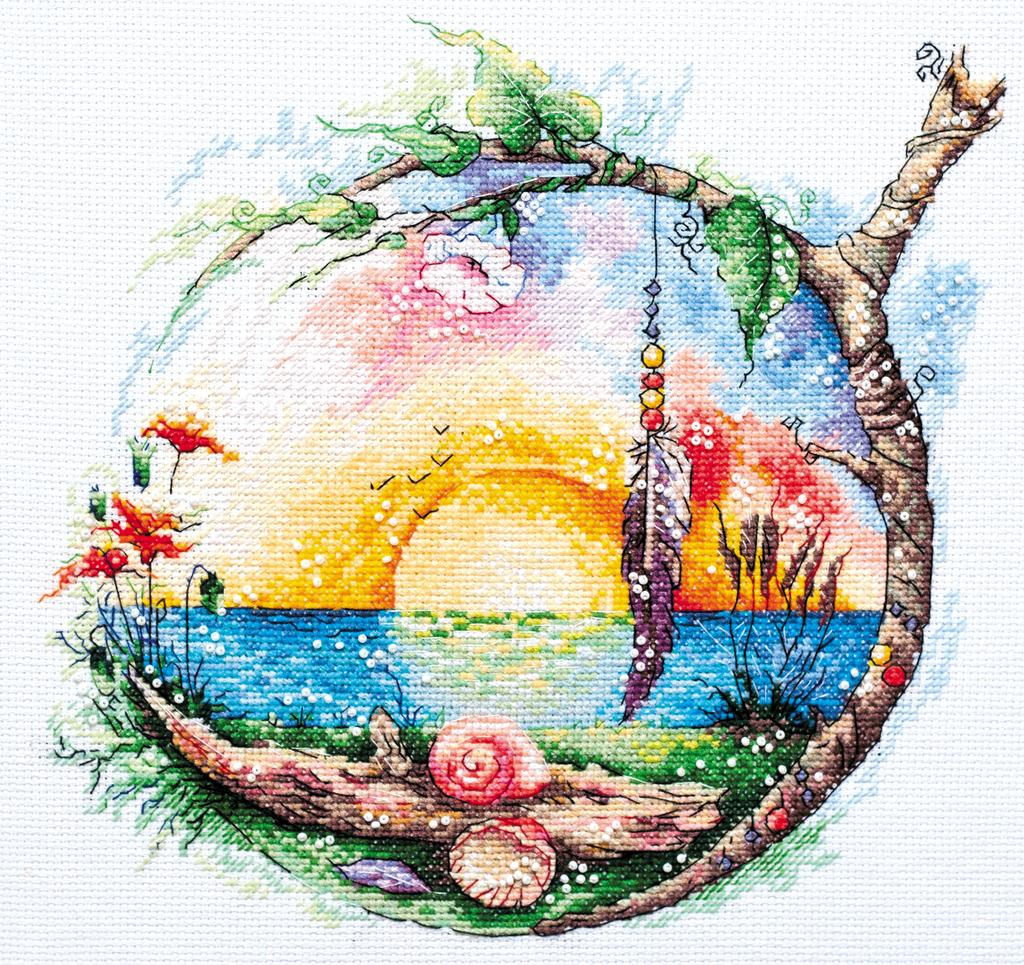 Cross Stitch Kit Abris Art Magic Circle