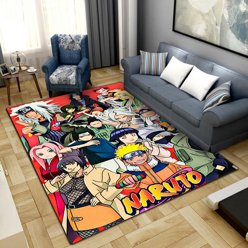 Anime-Naruto Area Carpet for Living Room Bedroom Home Decor Cool Movie Mat Floor Mat -44