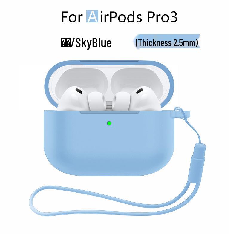 Совместимый с Apple AirPods Pro 3 Силиконовый Защитный Чехол, Чехол для Bluetooth Наушников