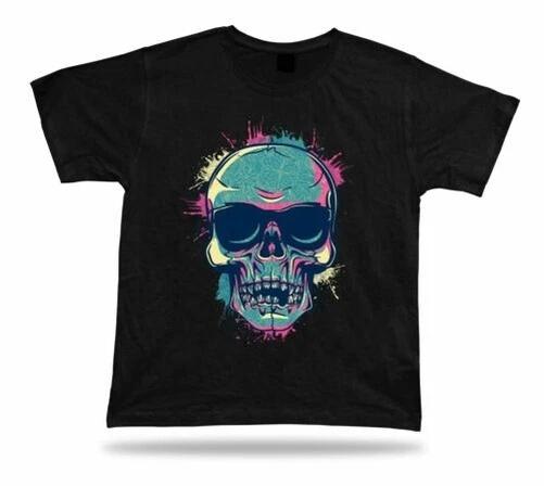 Basic T-Shirts Scary monster skull special apparel design Birthday best gift