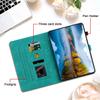 Чехол из тисненой PU-кожи для Lenovo Tab K11 M11 Plus 2024 11,45 дюйма TB-352FU с задней подставкой из ТПУ и слотом для карт, противоударный Funda