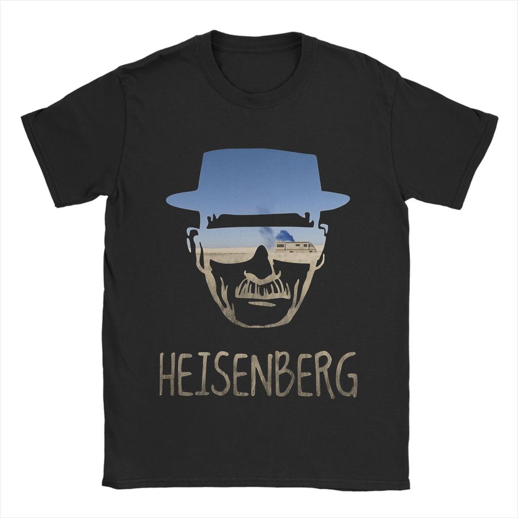 Футболка Хейзенберг Летняя Мода из Breaking Bad Футболки Мужские 100% Хлопок Круглый Вырез Оверсайз Футболки С Коротким Рукавом Винтажные Топы - Мужские...