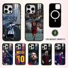 Крутой Футболист F М-Месси S Чехол для телефона для iPhone 17, 16, 15, 14, 13, 12, 11 Plus, Pro Max Магнитный для Magsafe Беспроводная зарядка