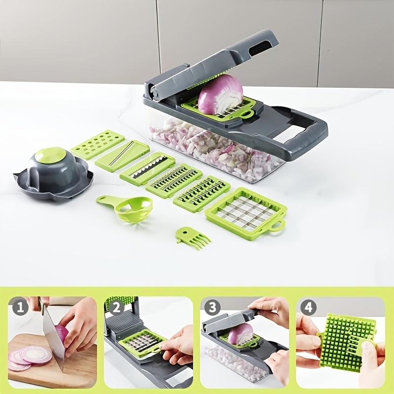 Factory Kitchen Accessories Metal 1 Food Cutter Veggie Onion Chopper Mandoline Slicer Multifunctional Vegetable Cutter
