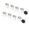 uxcell 78dB Electret Microphone Pickup, 10mm x 7mm Cylindrical Electret Condenser Microphone with Solder Joints for PCB, 10 Pieces