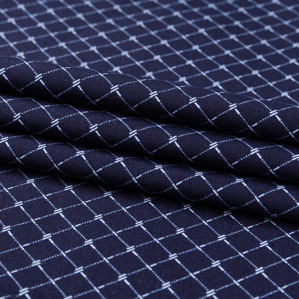 Мужская рубашка с длинным рукавом из 65% хлопка, с принтом в клетку, одинарный накладной карман, стандартной посадки, удобная, универсальная, тонкая, повседневная