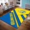 Leeds United Team Logo Rug Non-slip rug suitable for living room and bedroom sofas