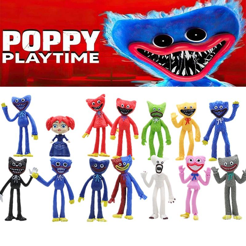 Фигурки Poppy Playtime Хагги Вагги Модель Дисплей Игрушки Топпер Детский Подарок Набор 6/8 шт.
