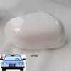 Protective Cover Door Mirror Shell For Nissan March Versa Micra K13 2012- Replace Car Rearview Accessories White