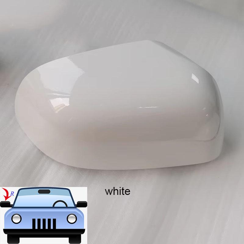 Protective Cover Door Mirror Shell For Nissan March Versa Micra K13 2012- Replace Car Rearview Accessories White