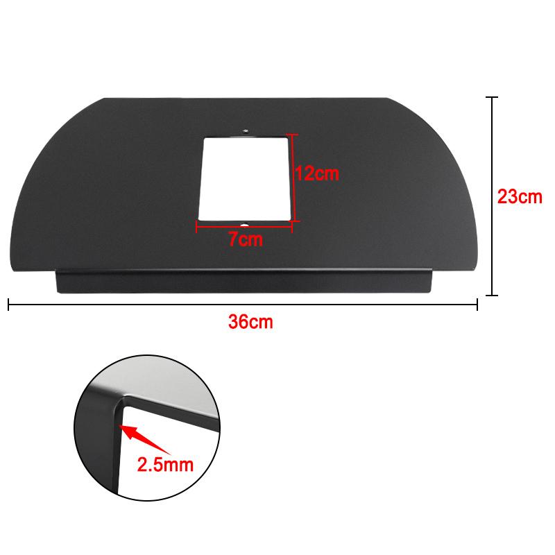 Aluminum Base for 2-roller malt mill,Homebrew Grain Mill Barley Crusher Black Metal Base Best Designed for 5 Gallon Bucket