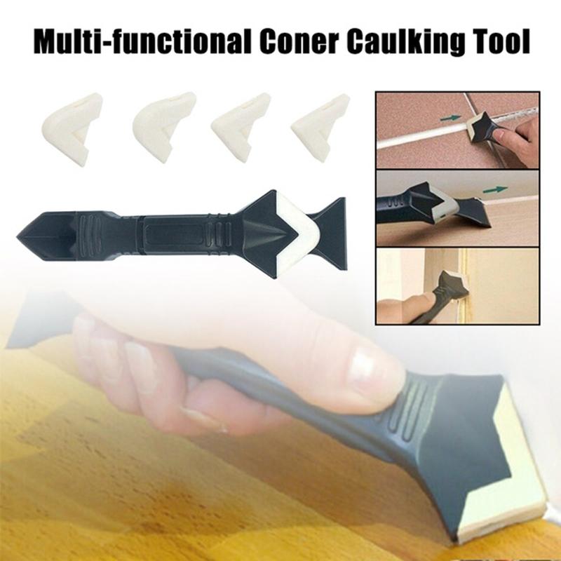 3 в 1 угловой скребок для герметика, шпатель, силиконовая затирка, герметик для швов пола, средство для удаления клея из стекла, набор инструментов для удаления дома