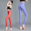Thin High Elastic Slimming Printed Tight Pants For Outer Wear High Waist Hip Lifting Exercise Nylon Yoga