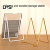 Металлическая стойка для хранения фоторамка держатель дисплея высокая устойчивость треугольная конструкция не легко деформируется настольный держатель для хранения