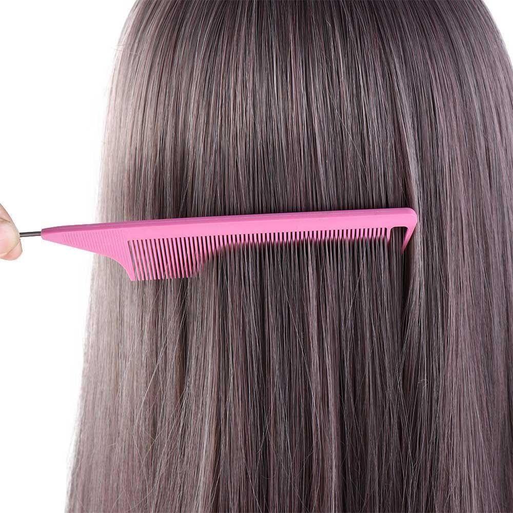 10Pcs New Hair Styling Comb Set Plastic Triple Teasing Comb Braid Tool Teasing Hair Brush