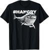 Модная Повседневная Pixar В поисках Дори Винтажная Выцветшая Брюс #Hangry Логотип Футболка Унисекс