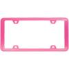 201 Stainless Steel License Plate Frames (Baby Pink)