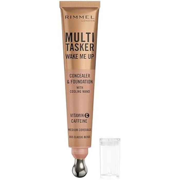 Консилер и; Тональная основа - RIMMEL - Multi-Tasker - 55 Classic Beige - 20 мл - Обогащена кофеином