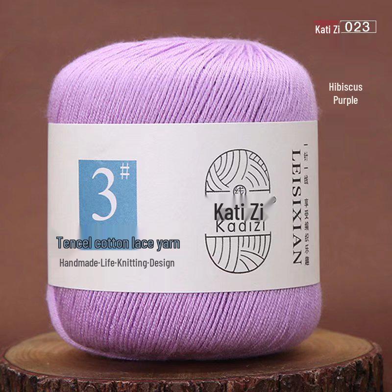 Мерсеризованная хлопковая кружевная пряжа №. 3: Вязание крючком своими руками для детей - Весенне-летний свитер и пальто - Бесплатная доставка