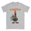 Men's Funny Chicken F-Caw-F What The Heli T Shirt Poultry Humor 100% Cotton Tops Funny Short Sleeve Tee Shirt Printing T-Shirt