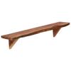 Vidaxl Настенные полки, 2 шт., 90 x 20 x 18 см, Массив акации