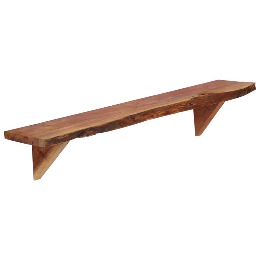 Vidaxl Настенные полки, 2 шт., 90 x 20 x 18 см, Массив акации